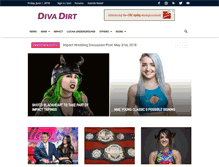 Tablet Screenshot of diva-dirt.com